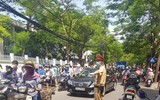 Ấn tượng Cảnh sát giao thông Thủ đô trong kỳ thi tuyển sinh THPT năm nay