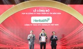 Lần thứ tư liên tiếp Herbalife Việt Nam được vinh danh Top 10 Công ty thực phẩm uy tín