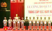 Gần 6.000 cán bộ, chiến sĩ CATP Hà Nội thăng cấp bậc hàm năm 2022