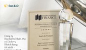 Sun Life Việt Nam nhận giải thưởng Công ty bảo hiểm nhân thọ có dịch vụ khách hàng tốt nhất