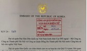Đại sứ quán Hàn Quốc gửi thư cảm ơn Công an quận Đống Đa