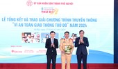 Trao giải cuộc thi Vì an toàn giao thông Thủ đô