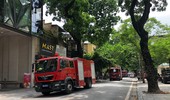 Diễn tập chữa cháy tại tòa nhà văn phòng