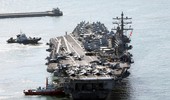 Tàu sân bay USS Ronald Reagan của Mỹ thăm Hàn Quốc 