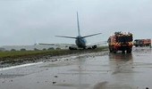 Gió lớn khiến máy bay chở khách trượt khỏi đường băng khi hạ cánh