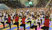 Ngày Quốc tế yoga tại Hà Nội