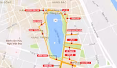[Infographic] Vị trí các tuyến đường phục vụ "Không gian đi bộ khu vực hồ Hoàn Kiếm"