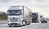 Xe tải tự lái của Mercedes đi từ Đức đến Hà Lan