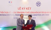 Pháp hỗ trợ xây dựng hệ thống quan trắc không khí tại Hà Nội