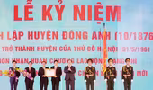 Huyện Đông Anh nhận Huân chương Lao động nhân kỷ niệm 140 năm thành lập