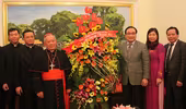 Chức sắc các tôn giáo chúc Tết Đảng bộ, chính quyền TP Hà Nội
