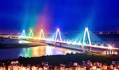 Cầu Nhật Tân sẽ được chiếu sáng độc đáo từ 30-4-2017