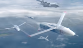 Mỹ thiết kế UAV phóng và hạ cánh trên máy bay đang bay