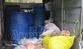 “Chặn đứng” xe tải chở 300kg lòng thối đi Bắc Giang