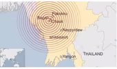 Động đất ở Myanmar, 3 người thiệt mạng