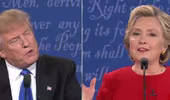 Bà Clinton thắng ông Trump trong cuộc tranh luận đầu tiên