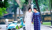 NTK Châu Ny cùng con giữ nét đẹp cổ truyền khi xuân về