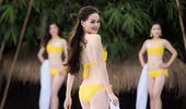Hoa hậu Việt Nam 2016: Nóng với màn khởi động trình diễn bikini