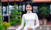 Á khôi "Người đẹp xứ Dừa" Xuân An rạng ngời với áo dài