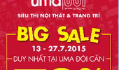 Hệ thống UMA giảm giá mùa hè cực lớn