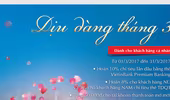 VietinBank ưu đãi đặc biệt dành tặng khách hàng nữ nhân dịp 8/3