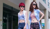 Thiều Bảo Trang - Thiều Bảo Trâm cực gợi cảm với thời trang dạo phố