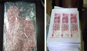 Ngồi ghép gần 500 triệu tiền giấy bị cắt vụn