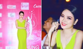 Hoa hậu Ngọc Anh rạng rỡ làm giám khảo chấm Miss Đại học Dược