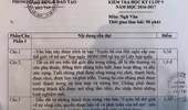 Đáp án thi học kỳ I lớp 9 quận Cầu Giấy, Hà Nội: Đính chính rồi vẫn lỗi