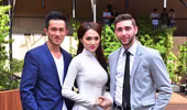 Mặc đồ kín đáo, Hương Giang Idol vẫn bị bạn trai ở cạnh “giám sát“