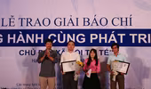 Báo An ninh Thủ đô đoạt giải Ba giải Báo chí "Đồng hành cùng phát triển"