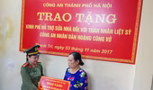 Công an Hà Nội hỗ kinh phí sửa chữa nhà thân nhân liệt sỹ Hoàng Công Vở