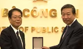 Thúc đẩy quan hợp tác giữa Bộ Công an và tổ chức JICA Nhật Bản