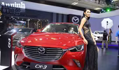 Mẫu crossover Mazda CX-3 gây chú ý tại triển lãm