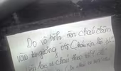 Lời xin lỗi trên kính xe gây sốt cộng đồng của nam sinh Hải Phòng