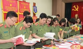 Khai mạc triển lãm "Sách với cán bộ chiến sỹ Pháp chế CAND"