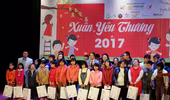 Trao 1000 suất quà cho các em nhỏ lang thang cơ nhỡ trên địa bàn Hà Nội