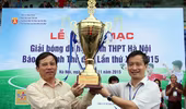 Tưng bừng khai mạc giải Bóng đá học sinh THPT Hà Nội - Báo An ninh Thủ đô 2015