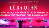 Ra quân thực hiện “Năm trật tự, văn minh đô thị 2015“