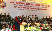 Khai mạc giải Taekwondo quân sự thế giới lần thứ 21