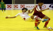 Futsal Việt Nam dội "bàn thắng" vào lưới đội Lào 18-0