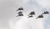 Gần 50 lượt chiến đấu cơ Nga bay rợp trời Crimea