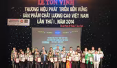  Tôn vinh 10 thương hiệu bền vững Việt Nam 2014