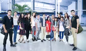 Dàn Hoa hậu và người mẫu Việt hội ngộ sân bay lên đường sang Ý