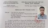 Vĩnh Phúc: Truy tìm đối tượng “Tổ chức cho người khác ở lại Việt Nam trái phép”