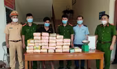 Bắt đối tượng vận chuyển trái phép hơn 30 kg ma túy tổng hợp và 12.000 viên hồng phiến 