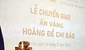 Ấn vàng “Hoàng đế chi bảo” từ Pháp về Việt Nam, dự kiến trưng bày tại Bảo tàng Hoàng Gia Nam Hồng (Bắc Ninh)