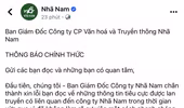 Công ty CP Văn hoá và Truyền thông Nhã Nam gửi lời xin lỗi bạn đọc “vì những thông tin tiêu cực lan truyền”