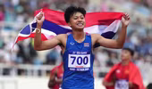 'Thần đồng' điền kinh Thái Lan lập kỷ lục mới