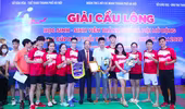 Tưng bừng khai mạc giải cầu lông học sinh sinh viên Hà Nội mở rộng 2022